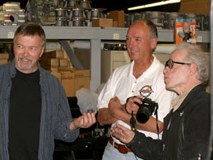 Discussing some parts during a trip to Auto Gear Equipment